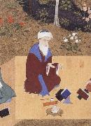 unknow artist The Poet Nizami sits in the highest rank among the great Persian poets of the past USA oil painting artist